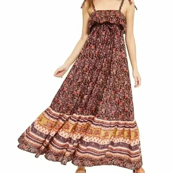 Free People Tangier Baby Doll Maxi Dress - Picture 1 of 4